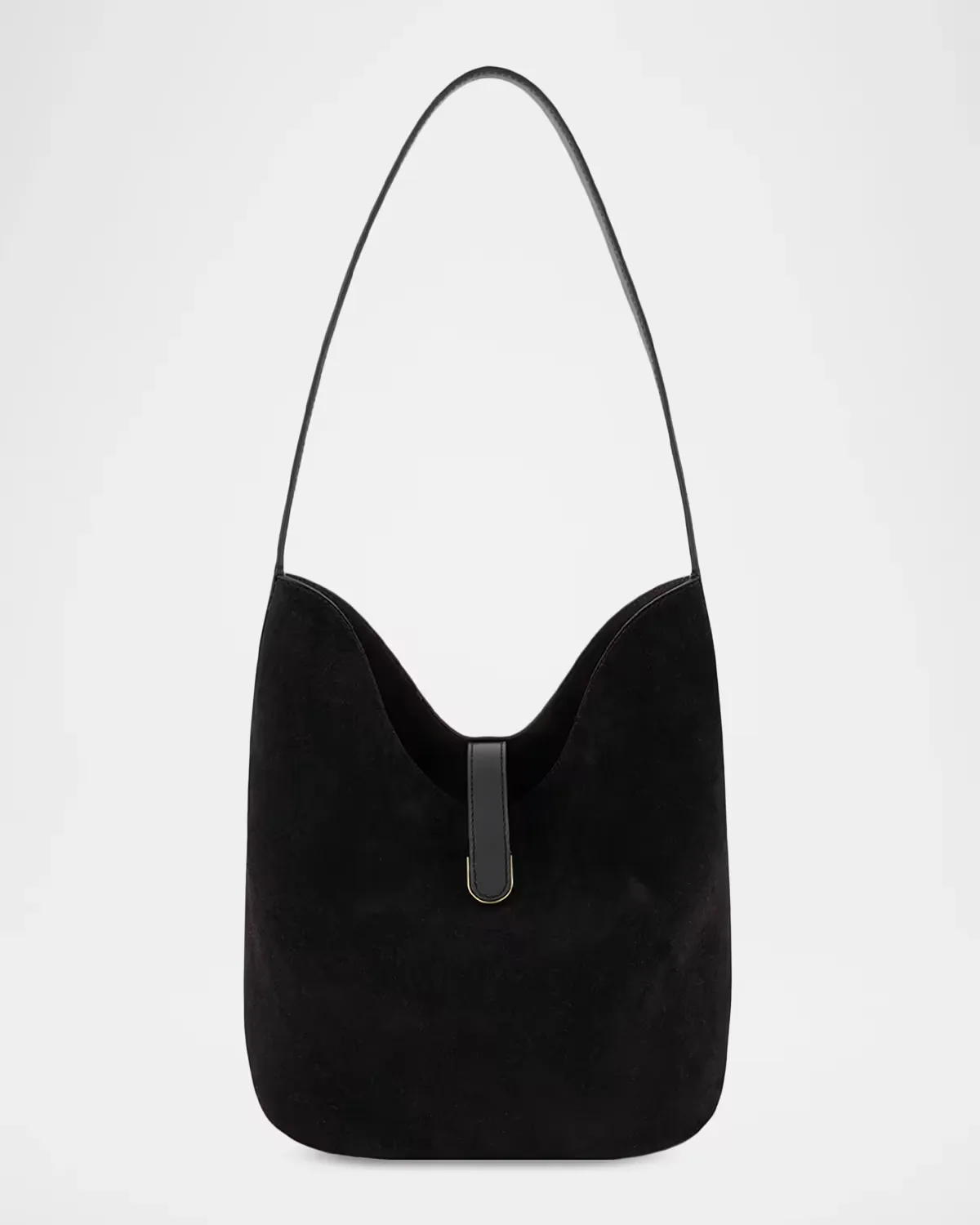 Eris Medium Suede Bucket Shoulder Bag by Vince