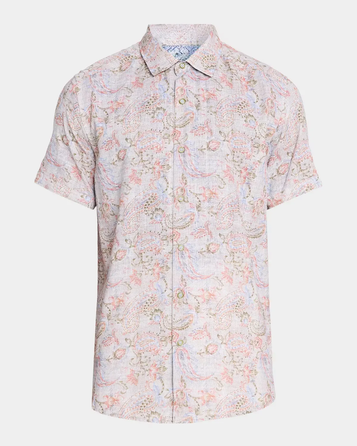 Windsong Short-Sleeve Button-Front Shirt by Robert Graham