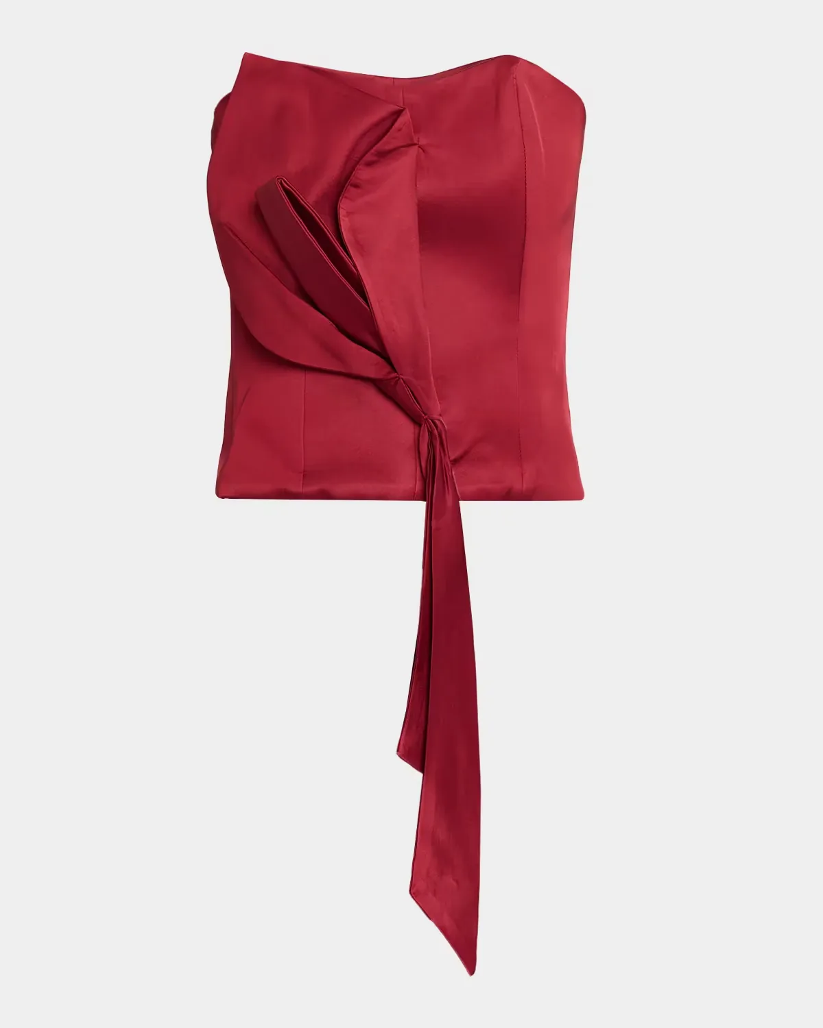 Almaris Strapless Satin Top by JBQ
