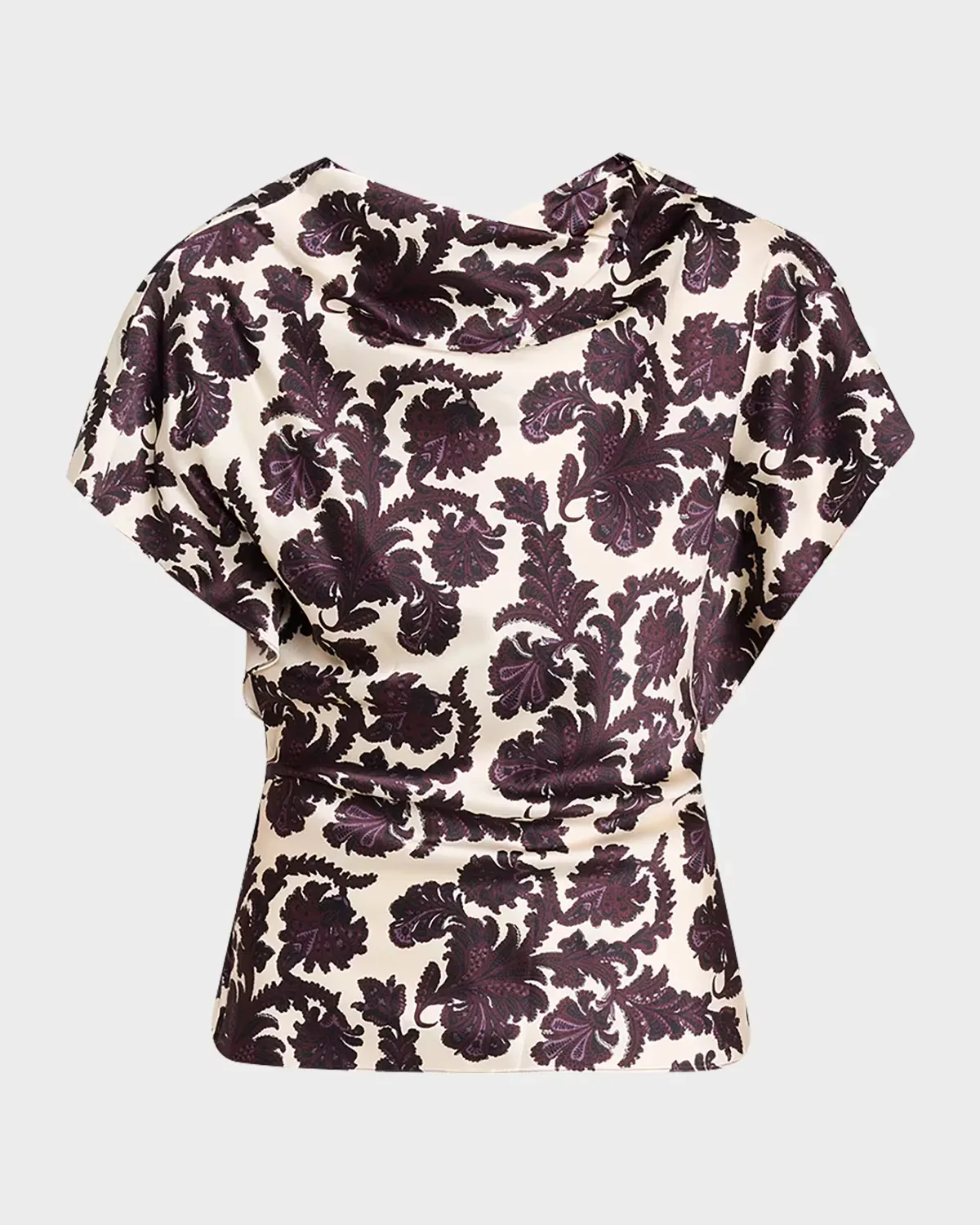 Redgrave Damask Blouse by Veronica Beard
