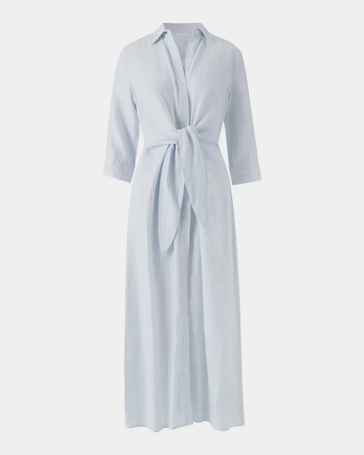 Gillian Linen Maxi Shirtdress by Melissa Odabash