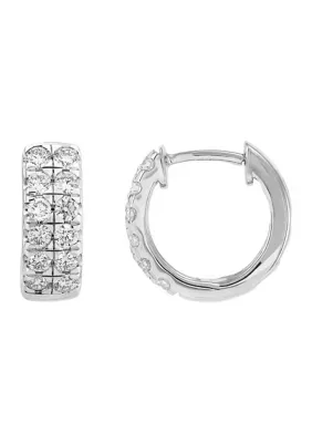 3/4 ct. t.w. Lab Created Diamond Earrings in Sterling Silver