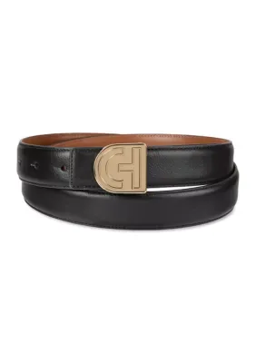 Reversible Belt Strap with Two Interchangeable Buckles Gift Set by COLE HAAN