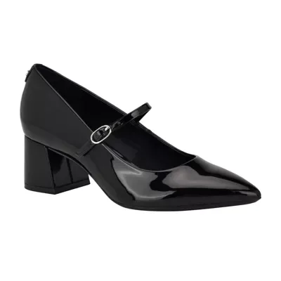 Leora Block Heel Pointy Toe Dress Pumps