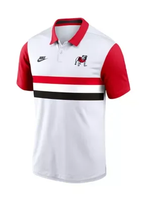 NCAA Georgia Bulldogs Vapor Legacy Logo Short Sleeve Polo Shirt by Colosseum