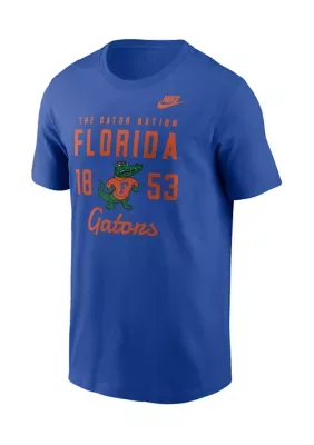 NCAA Florida Gators Cotton Stacked Graphic Short Sleeve T-Shirt by Colosseum