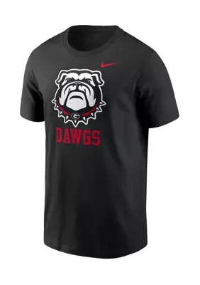NCAA Georgia Bulldogs Cotton Logo Mantra Graphic Short Sleeve T-Shirt by Colosseum