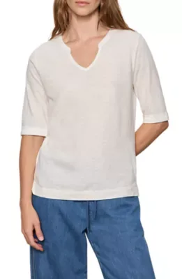 Dolce Notch Neck T-Shirt by Sanctuary