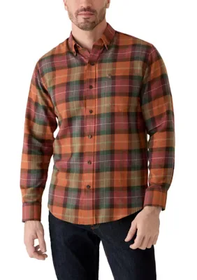 Faded Flannel Shirt by IZOD