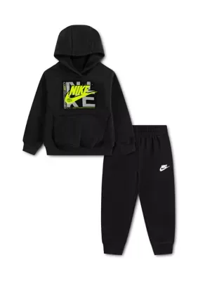 Fleece Hoodie and Pants Set by Nike
