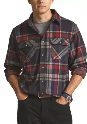 Lakeland Knit Flannel Shirt by Chaps
