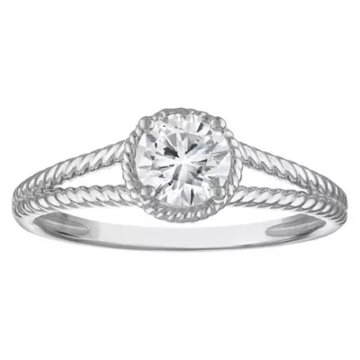Jordan Blue NYC Lab Created Sterling Silver.65 Cttw Lab Diamond Ring by Jordan