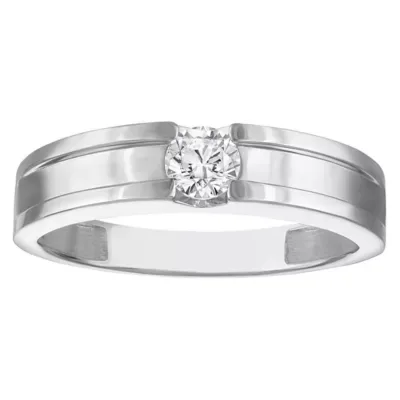 Jordan Blue NYC Lab Created Sterling Silver.35 Cttw Lab Diamond Ring by Jordan