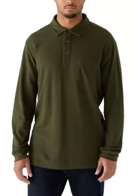 Long Sleeve Polo Shirt by Nautica