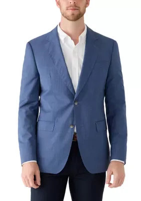 Striped Wool Suit Separate Jacket by Hugo Boss