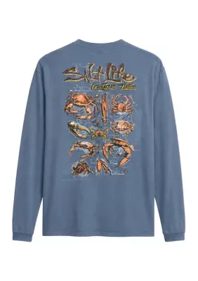 Crustacean Nation Short Sleeve Graphic T-Shirt by Salt Life