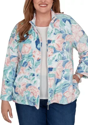 Classics Patch Floral Jacket by Alfred Dunner