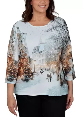 Classics City Scenic Top by Alfred Dunner