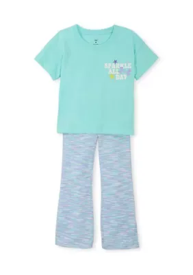 Short Sleeve Shirt & Flare Leggings Set by Under Armour