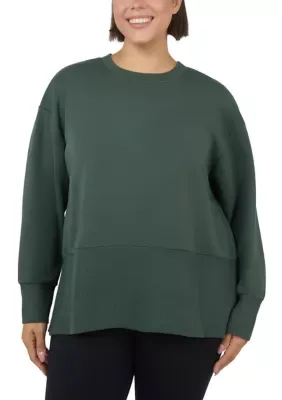 Lexa Sandwash Scuba Sweatshirt by Yogalicious
