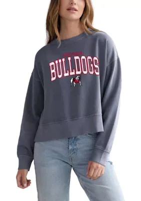 NCAA Georgia Bulldogs Malibu Crew Sweatshirt by Colosseum
