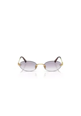 MUA54S Oval 51mm Sunglasses by Miu Miu