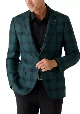 Plaid Sport Coat by Ted Baker