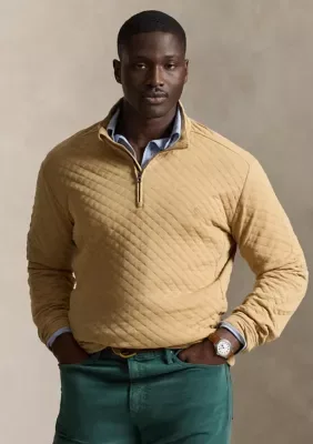 Quilted Double-Knit Jersey Pullover by Polo Ralph Lauren