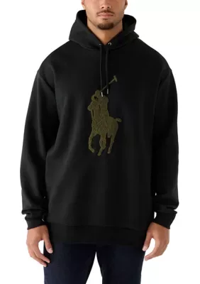 Big Pony Double-Knit Hoodie by Polo Ralph Lauren