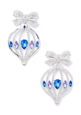 Ornament Stone Drop Earrings by Crown & Ivy