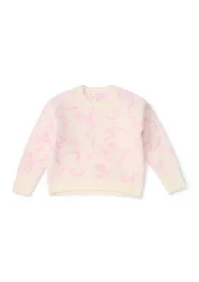 Intarsia Bow Sweater by CeCe