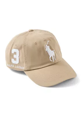 Big Pony Twill Ball Cap by Polo Ralph Lauren