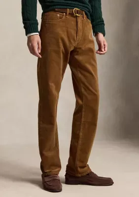 Hampton Straight Stretch Corduroy Pants by Polo Ralph Lauren