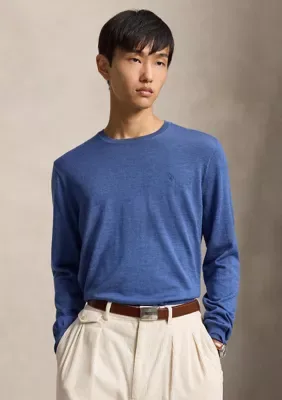 Washable Wool Crewneck Sweater by Polo Ralph Lauren