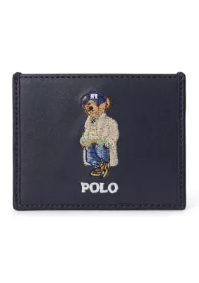 Polo Bear Leather Card Case by Polo Ralph Lauren