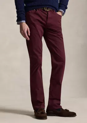 Varick Slim Straight Stretch Sateen Pants by Polo Ralph Lauren