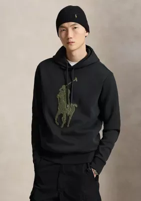 Big Pony Double-Knit Hoodie by Polo Ralph Lauren