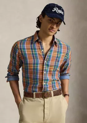 Classic Fit Plaid Double-Faced Shirt by Polo Ralph Lauren