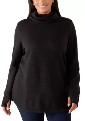 Funnel Neck Tunic by Lands' End