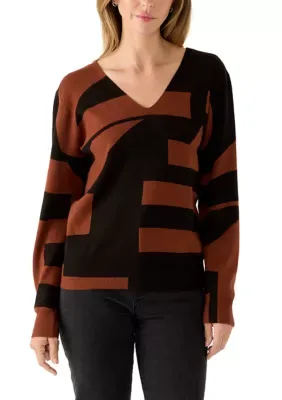 By Republic Womens V-Neck Sweater by Philosophy