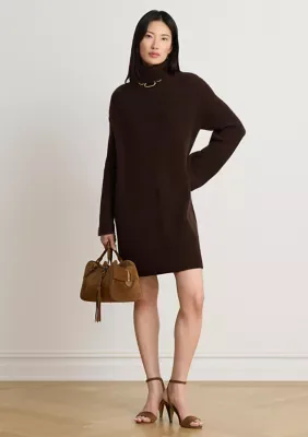 Lauren Ralph Lauren Wool-Cashmere Turtleneck Dress by Ralph Lauren