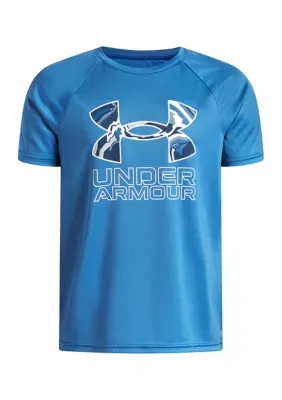 Tech Hybrid Print Short Sleeve Shirt by Under Armour