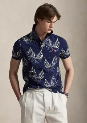 Classic Fit Sailboat Mesh Polo Shirt by Polo Ralph Lauren