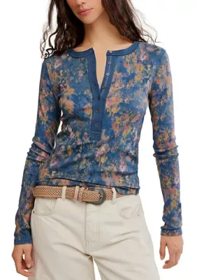 Jamie Printed Henley by Free People