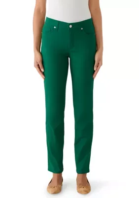 Mid Rise Straight Leg Jeans by Crown & Ivy