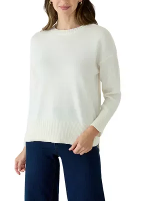 Crew Neck Tunic Sweater