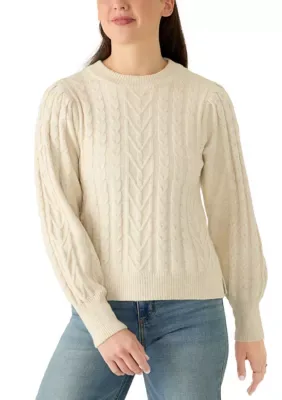 Cable Knit Sweater by Crown & Ivy