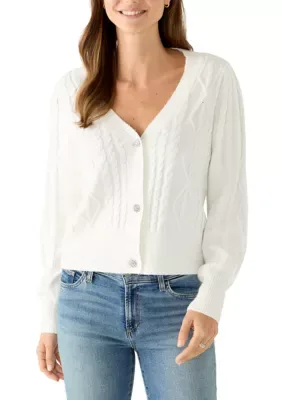 Cable Knit Cardigan by Crown & Ivy