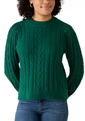 Cable Knit Sweater by Crown & Ivy