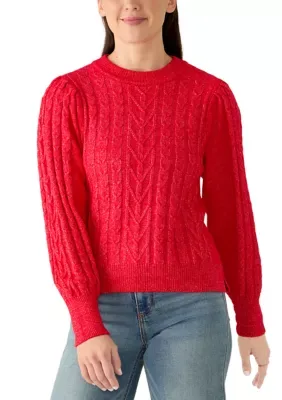 Cable Knit Sweater by Crown & Ivy
